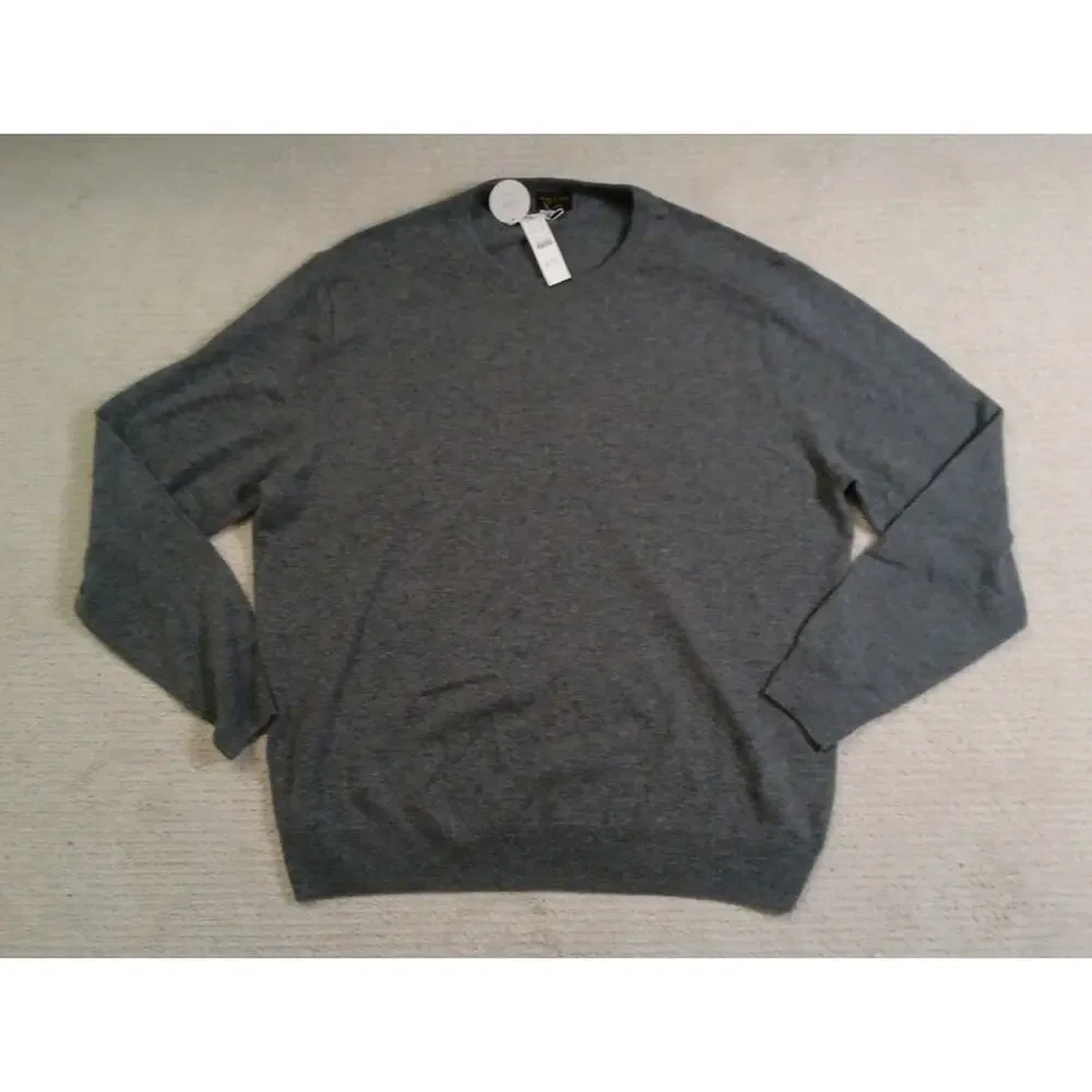J. Crew Men's Crewneck Sweater in Heather Gray